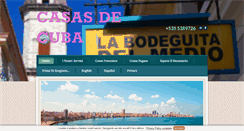 Desktop Screenshot of casasdecuba.net