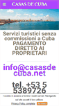 Mobile Screenshot of casasdecuba.net